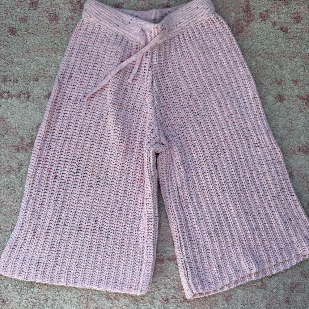 Millk Soft Pink Knit Culottes